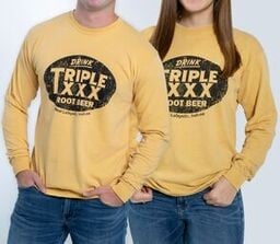 Triple XXX Root Beer Bottle Cap Long Sleeve T-Shirt