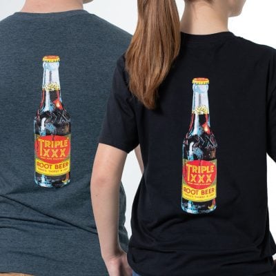 Triple XXX Root Beer Bottle Short Sleeve T-Shirt